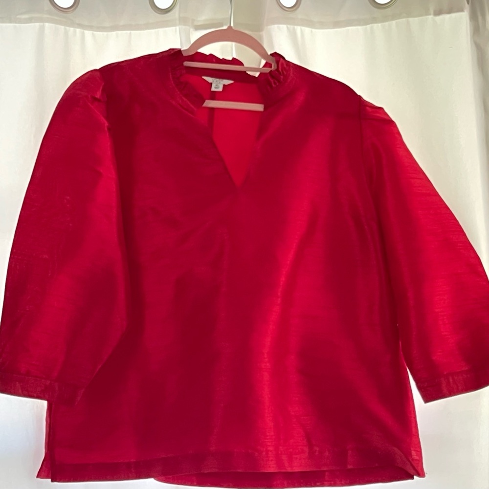 Elegant Red Women's Top